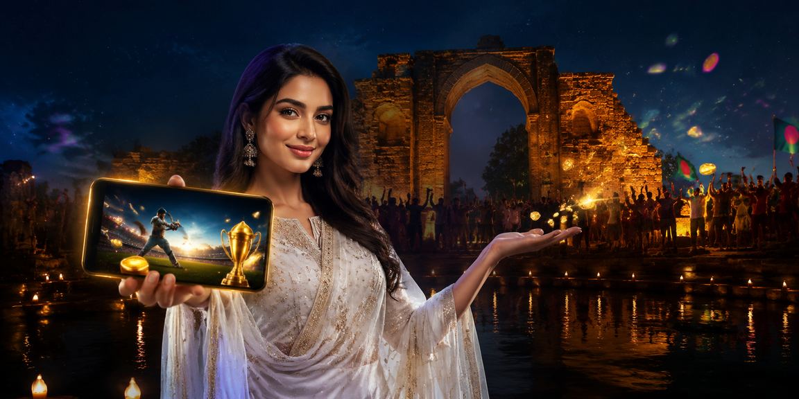 বগুড়ায় ক্রিকেট বেটিং প্রোমোশন উপভোগ করছেন একজন বাংলাদেশি বেটার